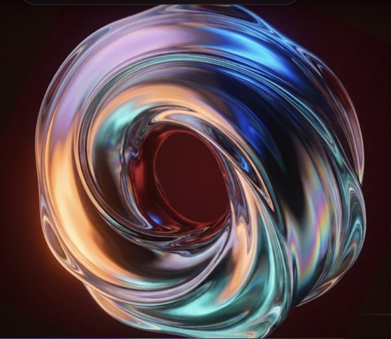 Liquid chrome structure